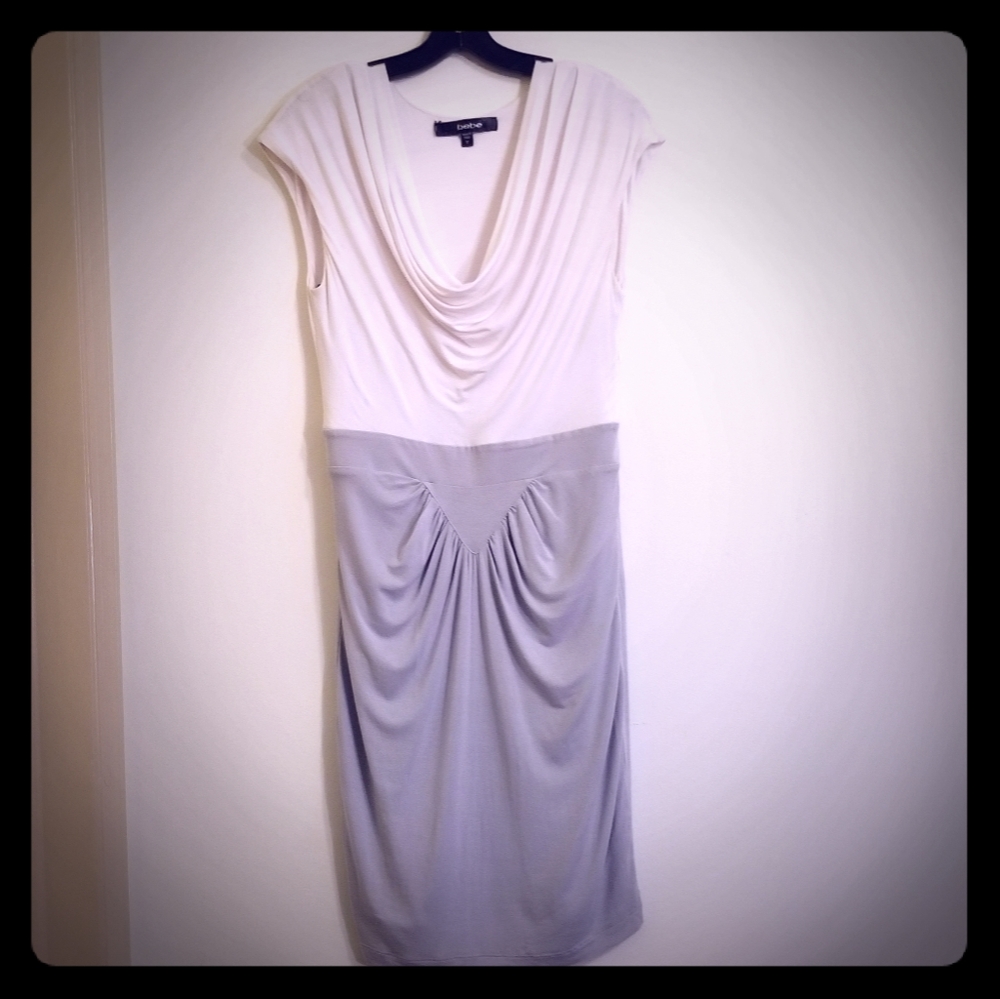 bebe Two Tone Pencil Dress